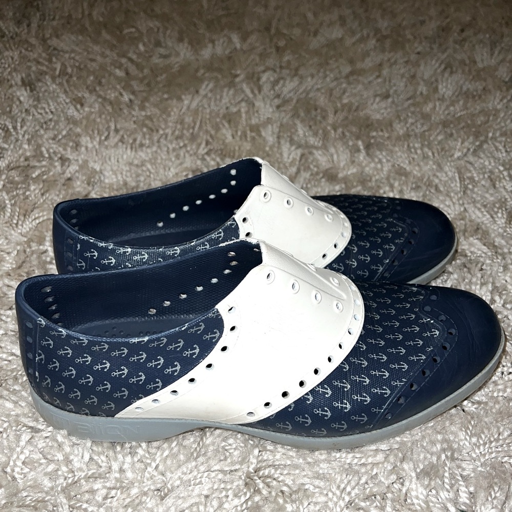 BIION Golf Shoes Oxford Anchor Wingtips 11M